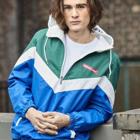 Members Only Pullover Windbreaker Jacket XXL 2XL - Picture 1 of 9